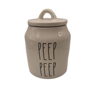 New Rae Dunn PEEP PEEP mini storage canister candy holder